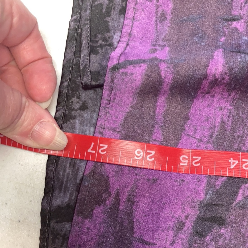 Simply Vera by Vera Wang Purple & Black Blouse - Picture 14 of 14